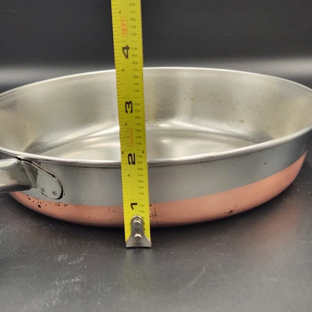 Vintage Revere Ware 8 Inch Skillet – Copper Bottom Fry Pan Rome NY USA